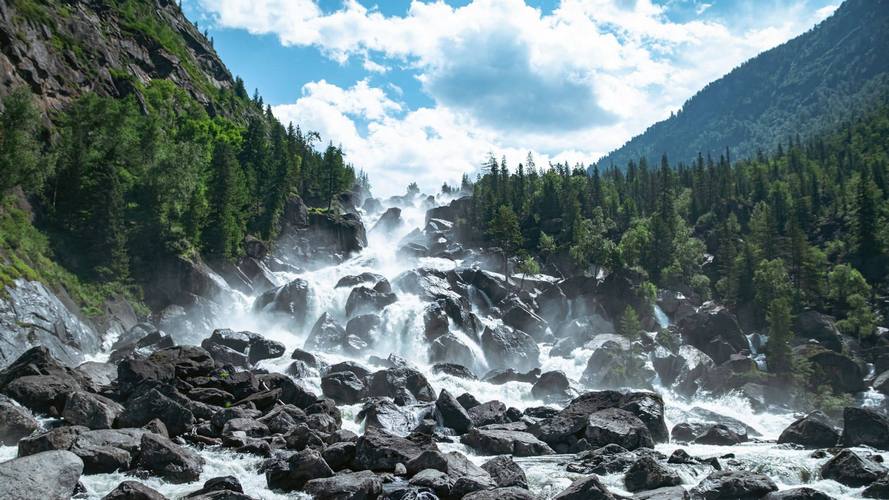 Водопад Учар